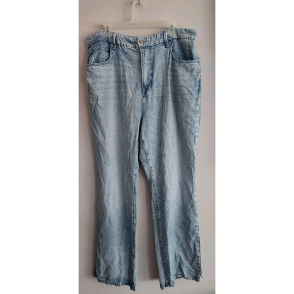 Good American Good Skate Wide-Leg Jeans Indigo Size 15 - Picture 1 of 9
